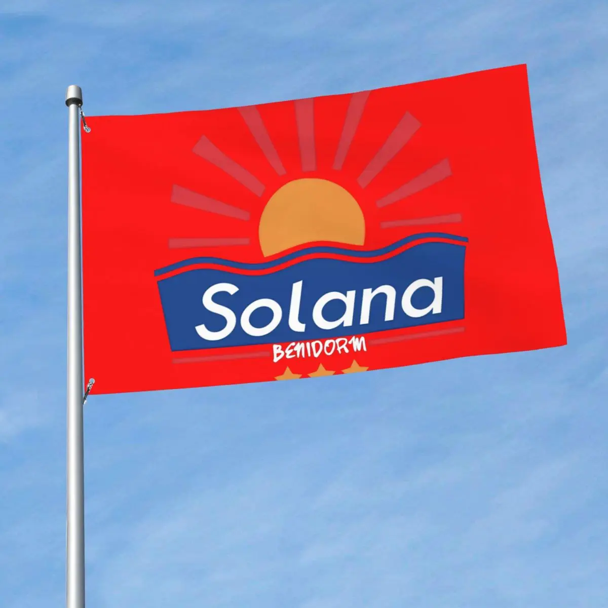 Solana Benidorm Pride Флаг Печатный Подарочный Баннер Домашний Открытый 90x150см