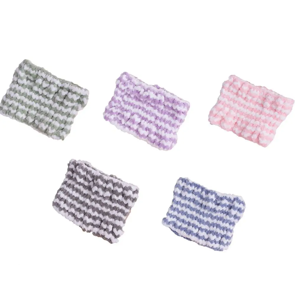 

Absorbent Hijab Stripes Hijab Makeup For Washing Face Braided Hairbands Spa Hijab Microfiber Headbands Spa Headband