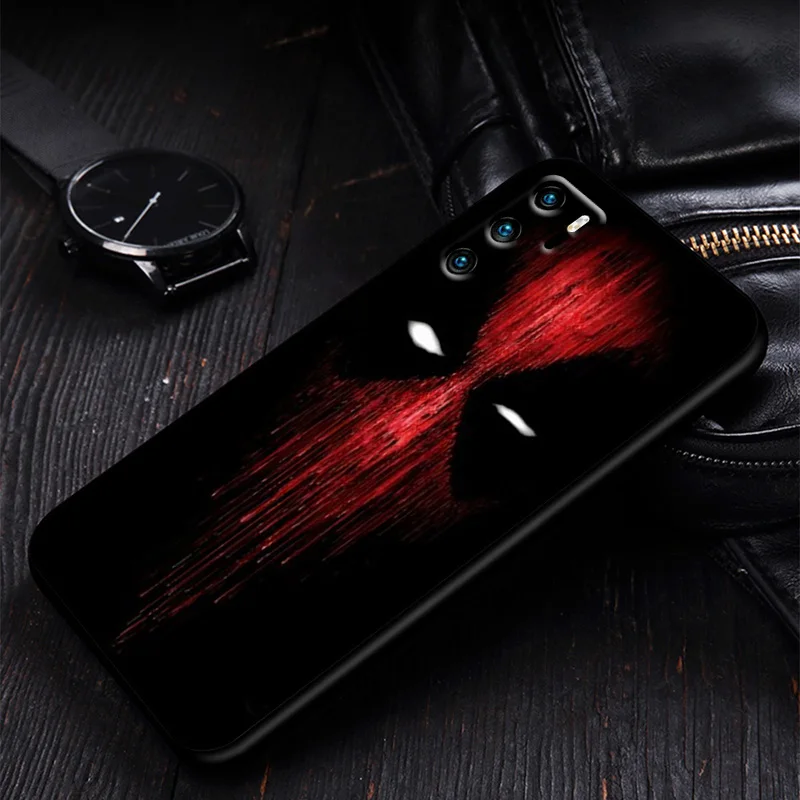 Чехол для телефона Marvel Дэдпул Huawei P50 P40 P30 P20 P10 Pro Lite E 2019 2017 дюйма черный силиконовый