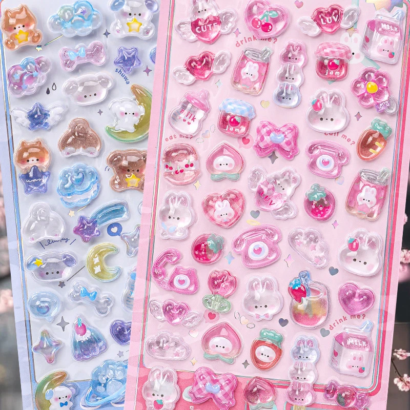 3D наклейки Kawaii