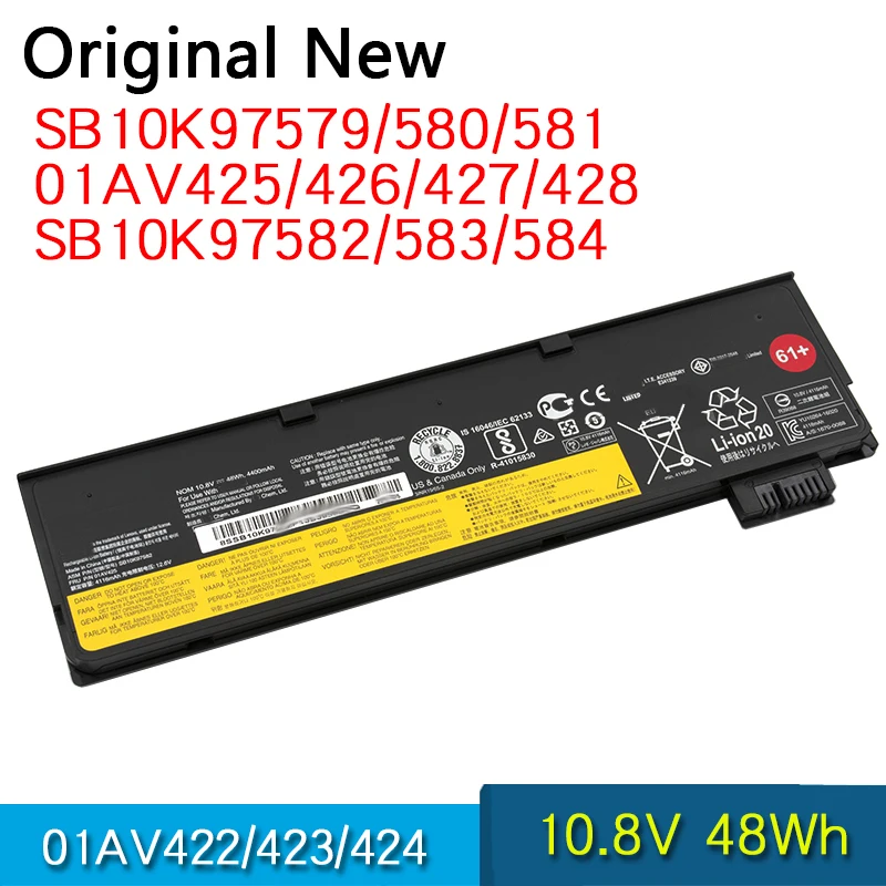 

Original Battery 01AV422 01AV423 01AV424 01AV425 01AV426 01AV427 01AV428 01AV452 01AV490 01AV492 For Lenovo ThinkPad T470 T480