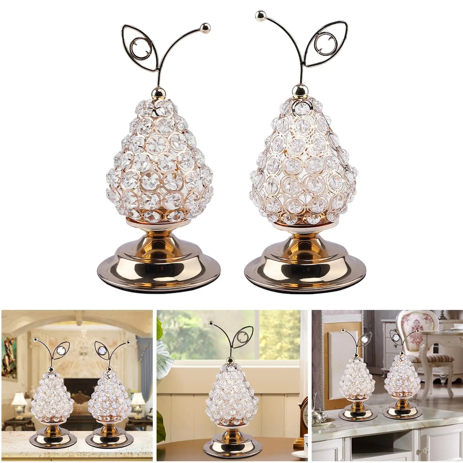 

Modern Fruit Statue Ornament Figurine Art Crafts for Party Desktop Bedroom