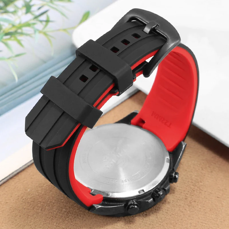 Curved End Rubber Watch Strap 18mm 20mm 22mm Quick Release Watchband Wristband Accessories for Omega Brand Watch Band