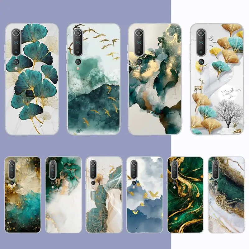 

Luxury Gold Foil Phone Case for Samsung S21 A10 for Redmi Note 7 9 for Huawei P30Pro Honor 8X 10i cover