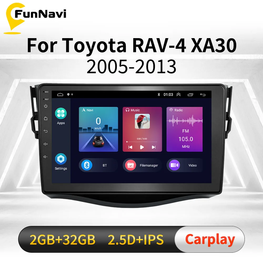 Radio 2 Din Android for Toyota RAV4 RAV 4 XA30 2005 - 2013  Car Stereo Navigation GPS Multimedia Player Head Unit Wifi Car radio