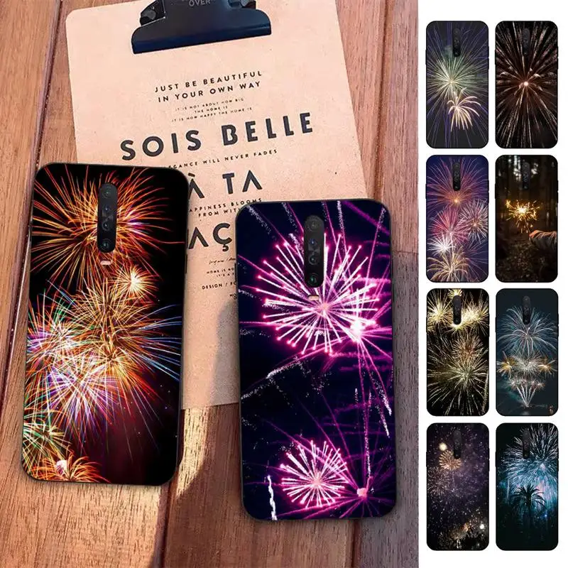 

Fireworks Phone Case for Redmi 5 6 7 8 9 A 5plus K20 4X S2 GO 6 K30 pro