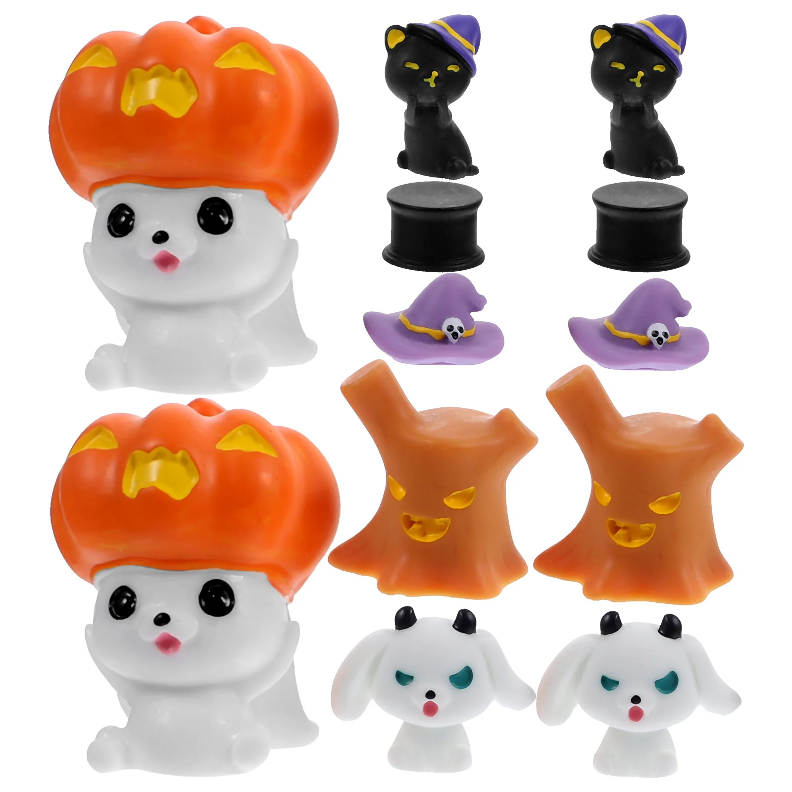 

12pcs Halloween Figurines Miniature Halloween Decorations Halloween Statues Party Supplies