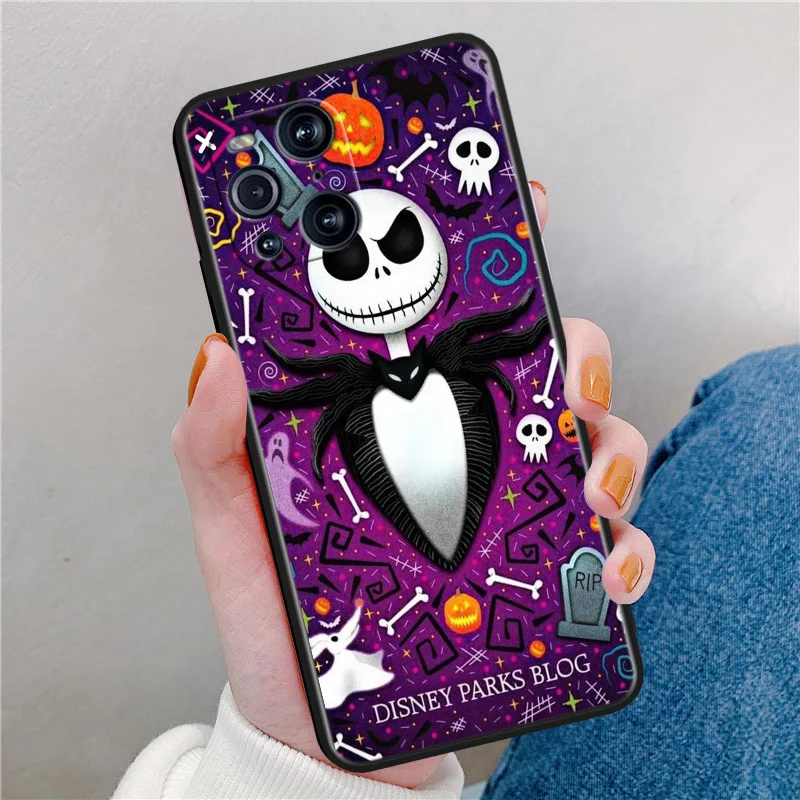 Чехол Кошмар перед Рождеством для телефона OPPO Find X2 X3 X5 Reno 5 6 7 8 10 11 Lite Neo Pro Plus 4G