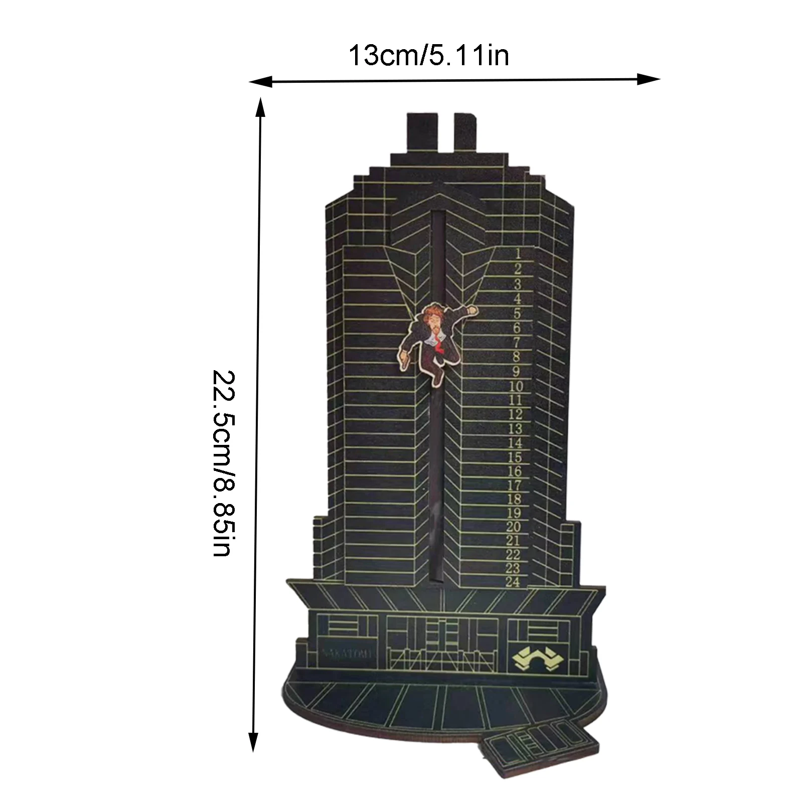 

Деревянный адвент-календарь "Die Hard Advent", 24 дня