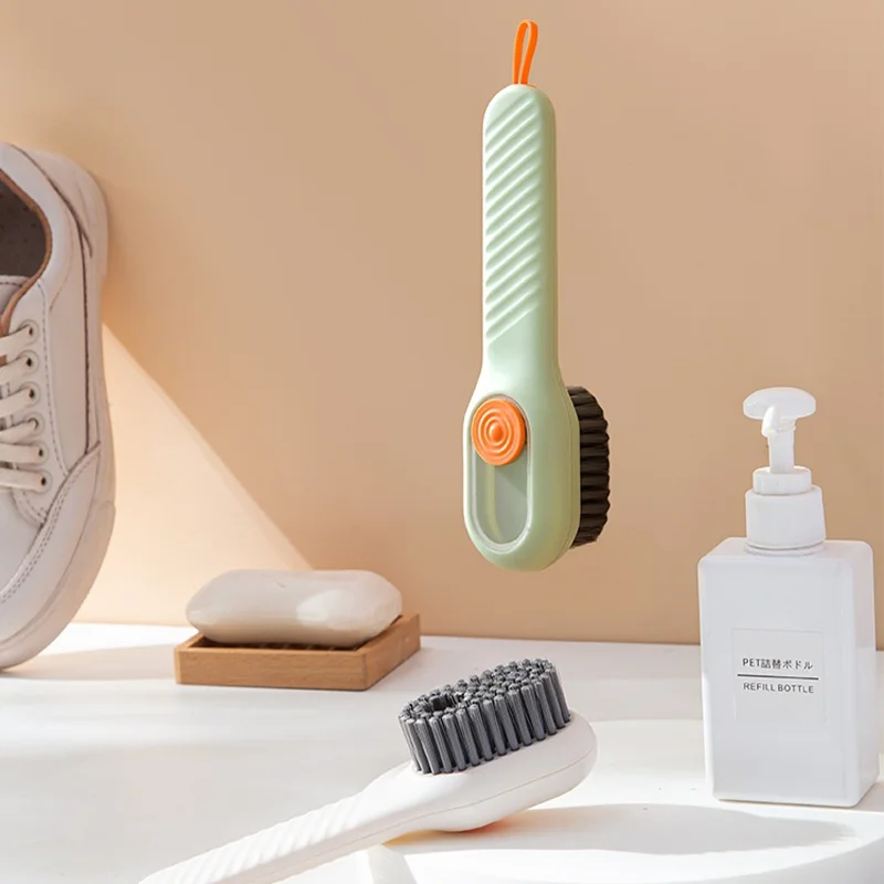 

Multifunctional Shoe Brush Liquid Adding Wash The Clothes Press Cleaning Brush Soft Bristles Household Cleaning Tool Accessories