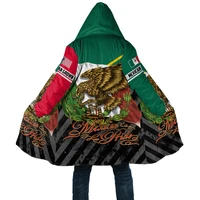 fashion 3d print mexican rooster hooded jacket cloak casual streetwear unisex premium european and american style hooded cape