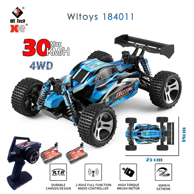

Wltoys 184011 RC автомобиль 1/18 4WD 2,4G радиоуправляемые модели автомобилей с дистанционным управлением, полная реклама, высокая скорость 30 км/ч, внед...