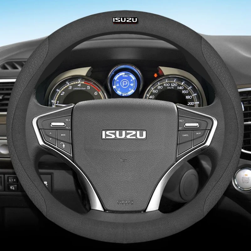 Кожаная флейта для Isuzu чехол рулевого колеса автомобиля 2012 - 2024 DMax MUX