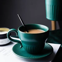 vintage ceramic coffee cup sets european british reusable original pretty tea cups and saucer sets caneca porcelain tableware