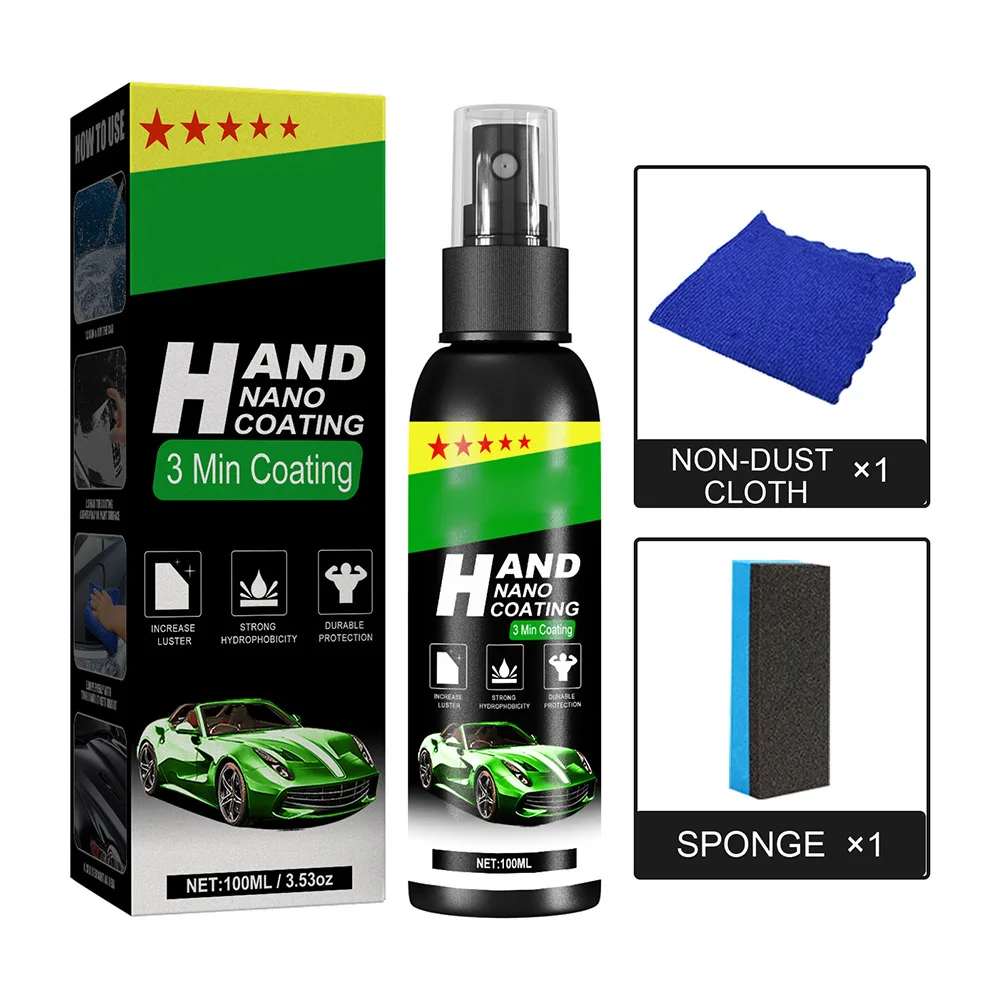 

Car Coating Agent 50/100ml Heat Resistant Oxidation Protection Coating Spray Liquid Car Paint Finish Polishing Paint Care Kit