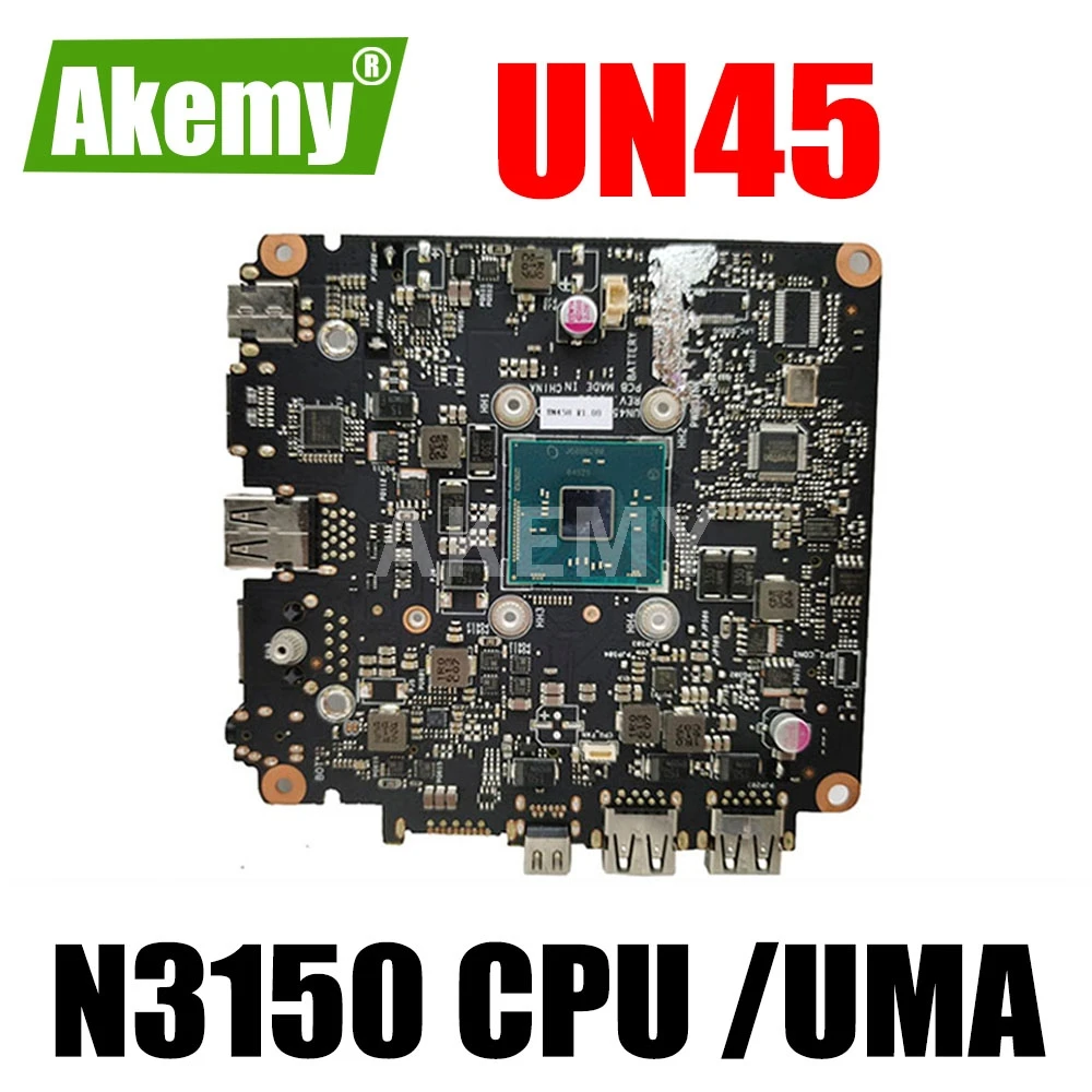 

Материнская плата JIANSU 90MS00L0-R04000 для Asus vivметаллик UN45 Mini Vivo PC системная плата с процессором N3150/UMA