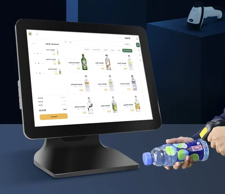 Фото TJXL-Point of Sale System 15,6-дюймовый сенсорный экран 1920*1080 I5 «все в одном» POS-машине Ресторанный терминал Кассовый аппарат №5