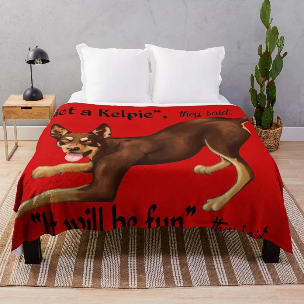 

Получите Kelpie-это будет весело! Плед одеяло