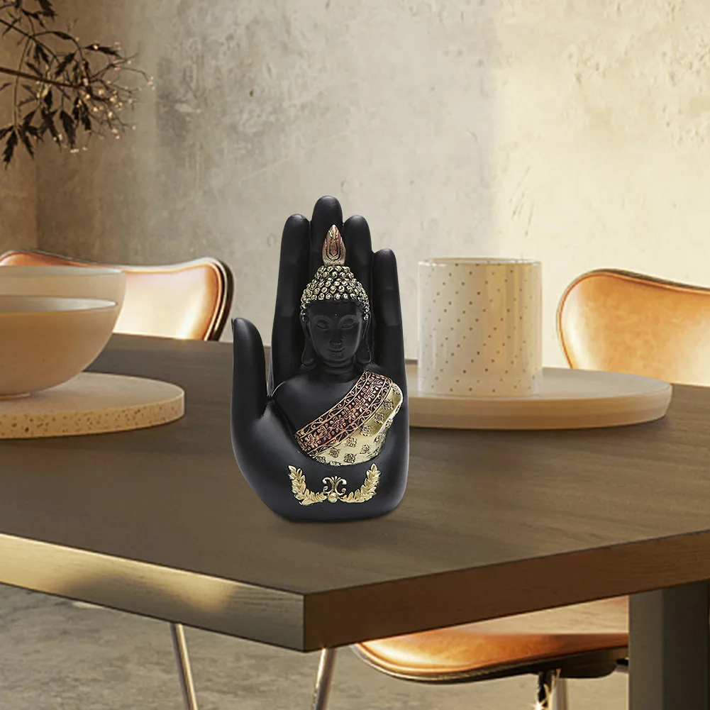 

Статуэтка Будды из эпоксидной смолы для медитации, дома и улицы