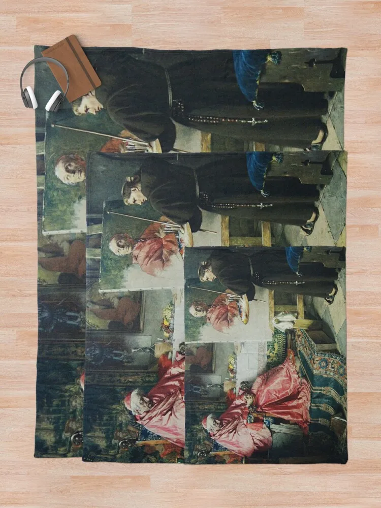 Одеяло Toby Edward Rosenthal's The Cardinal's с портретом Hairys Wednesday роскошные дизайнерские