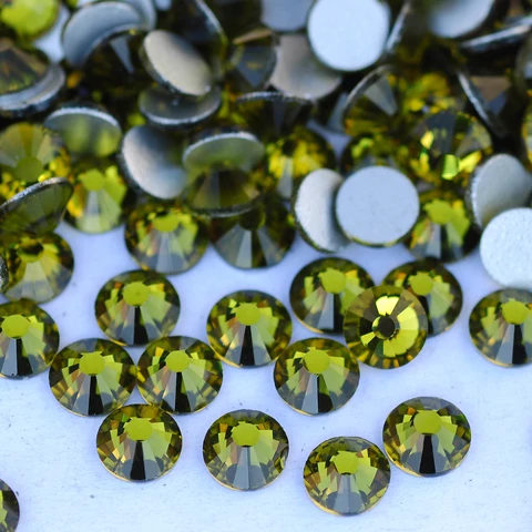 HiSwaro 5A оливиновые стразы SS3-SS50