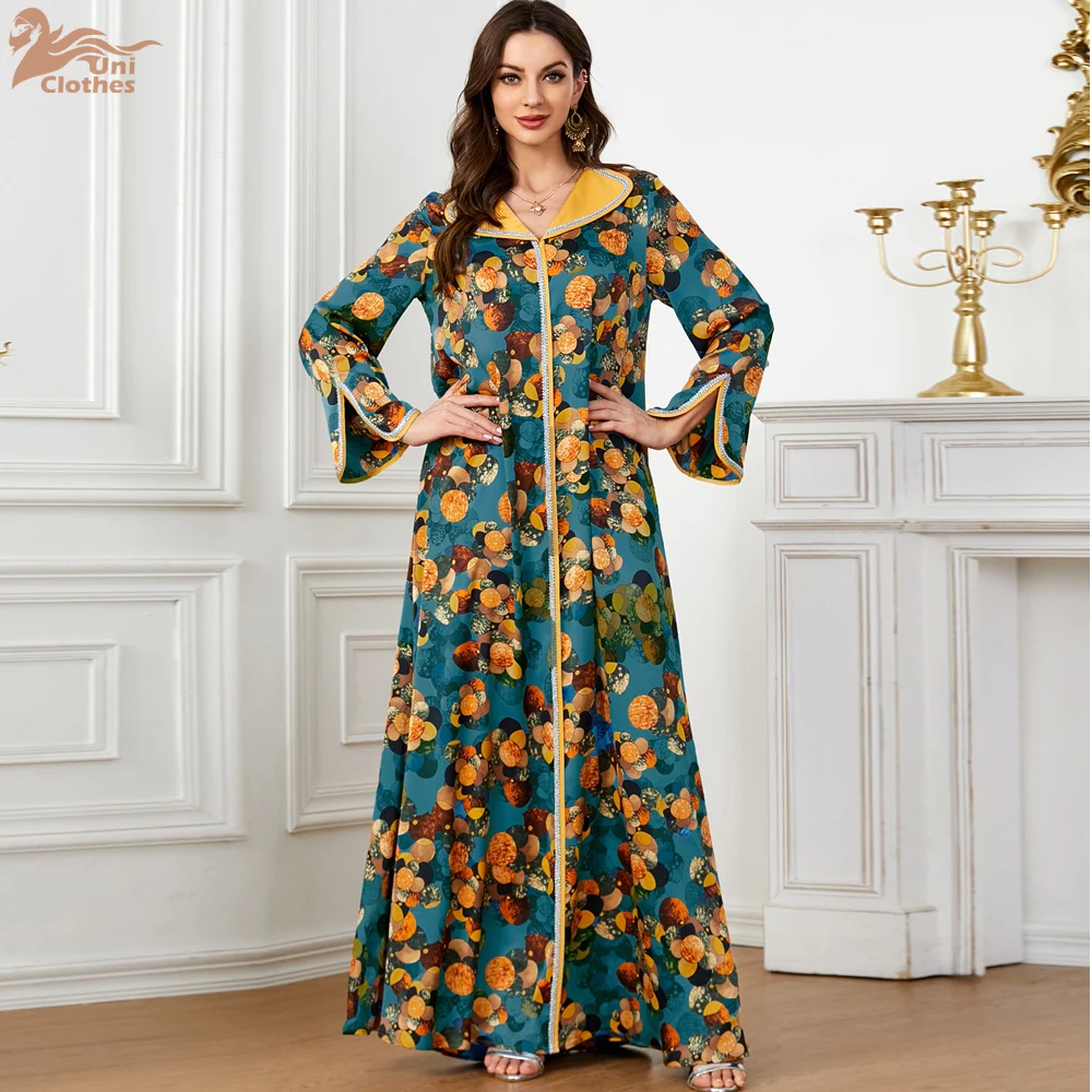 Женское платье в мусульманском стиле модель 2024 года