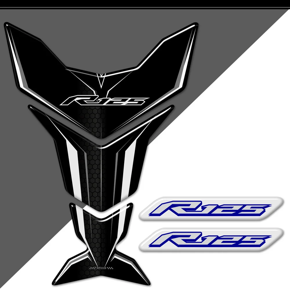 

Для Yamaha YZF R125 R 125 Защитная Наклейка на бак мотоцикла наклейка эмблема значок Логотип TankPad 2014 2015 2016 2017 2019 2020