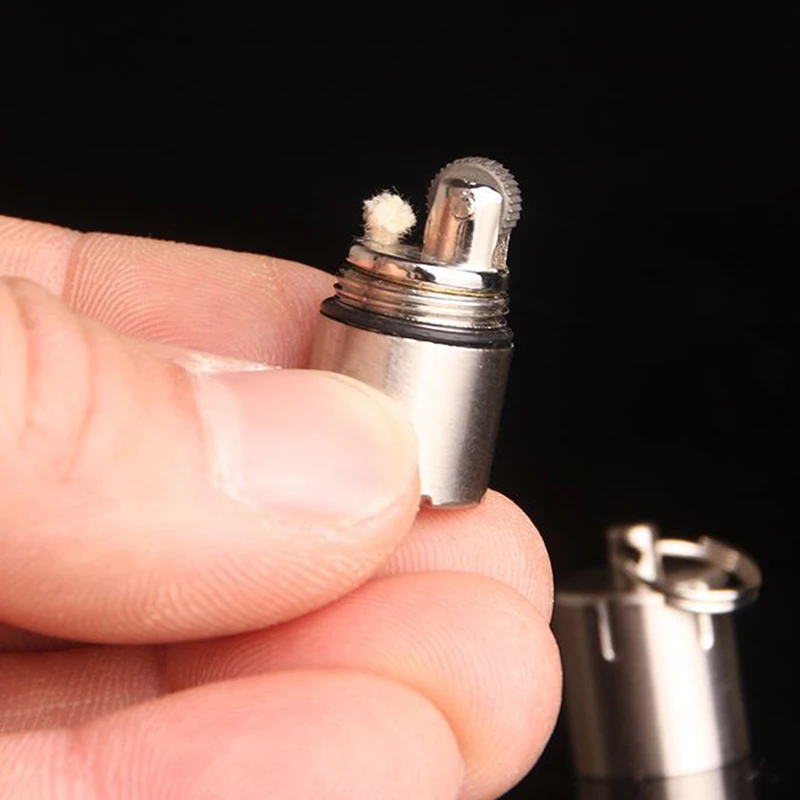 Дизельная фонарь жигалка мини брелок зажигалки ретро керосиновая зажигалка | Дом