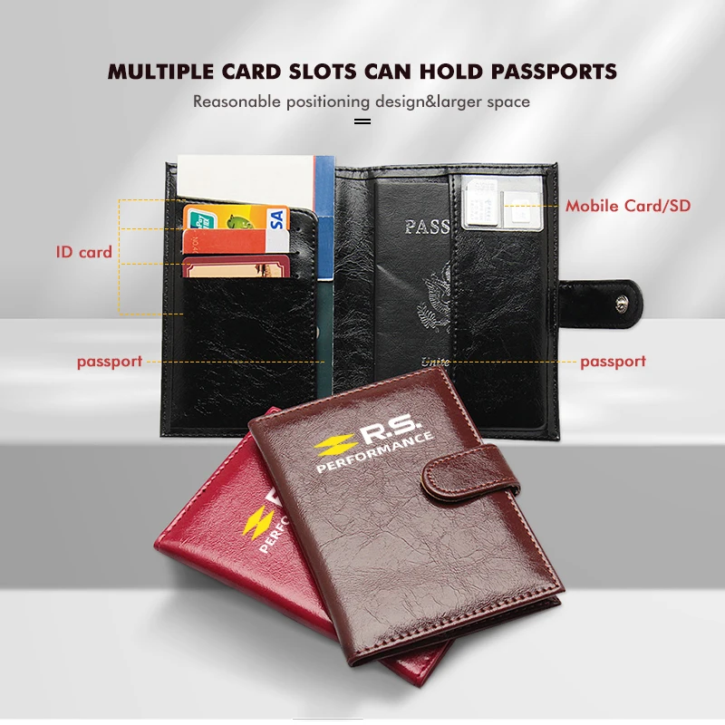 Обложка для паспорта кожаная мужчин и женщин