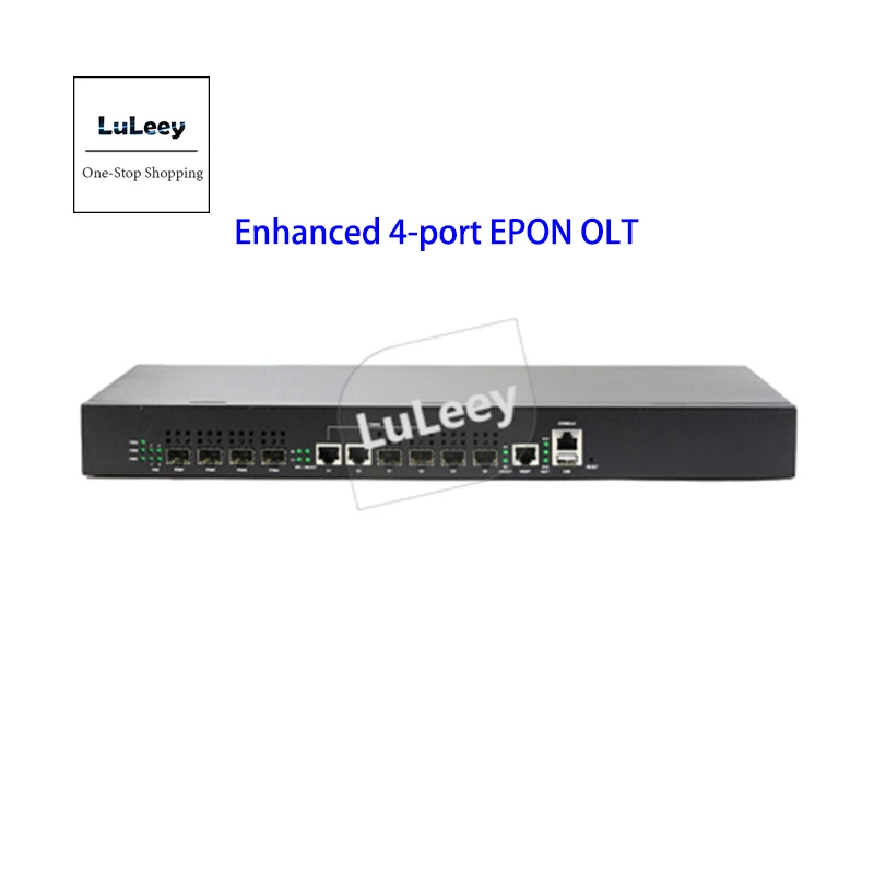 

LuLeey LAE304 Enhanced EPON 4 Port OLT Optical Fiber Equipment Dual Power Backup Max ONT 256 20km Compatible With Huawei ZTE ONU
