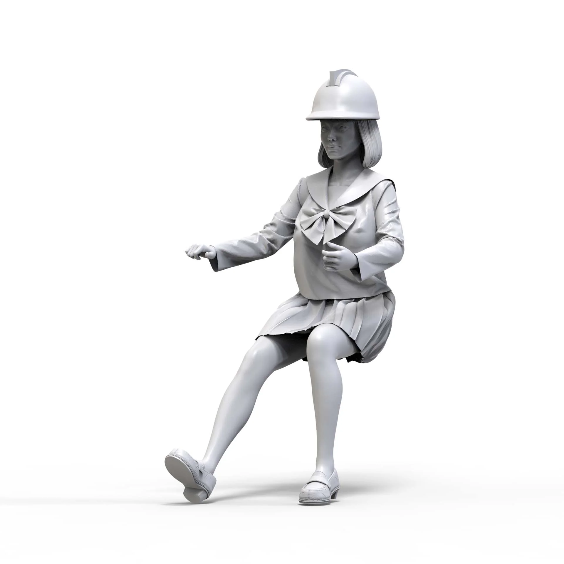 

Статуэтка из смолы, строительный комплект, аниме 3D печать, гараж Kit1/35, модель из смолы, белая форма 264