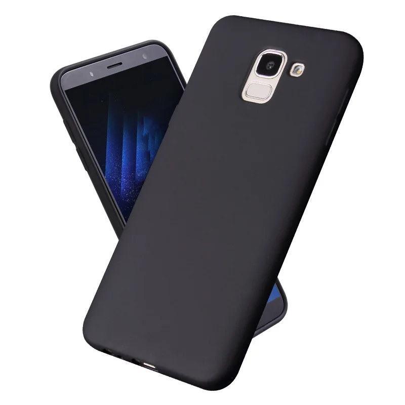 Матовый чехол для Samsung Galaxy A6 A8 Plus A9 J6 J8 2018 J4 S8 S9 S10 S20 сверхмягкий силиконовый