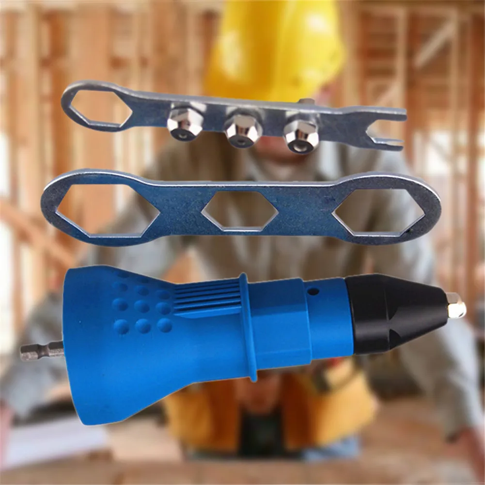 

Electric Pull Drill Riveter Tool Accessories Multifunction Nail Guns Tool For Cordless Drill Riveter Riveting Drill Adaptor