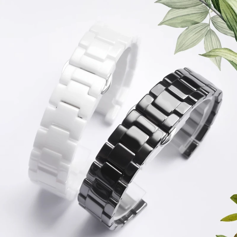 Фото Вогнутый керамический ремешок для G-ucci Omega Gc Guess Dior Pasha 20*11 мм 18*10 мм 16*8 м браслет с вырезом для мужчин и женщин ремешок для часов аксессуары №5