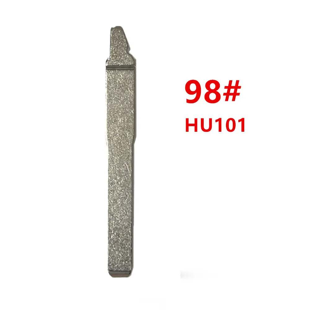 

10 шт./партия 98 # HU101 оригинальная пустая металлическая НЕОБРАБОТАННАЯ откидная лезвие ключа дистанционного управления для автомобиля Ford Focus
