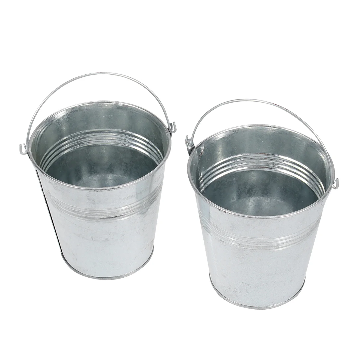 

Bucket Metal Buckets Mini Tin Pails French Ice Tinplate Fries Pail Serving Party Galvanized Flower Chip Candy Container Snack