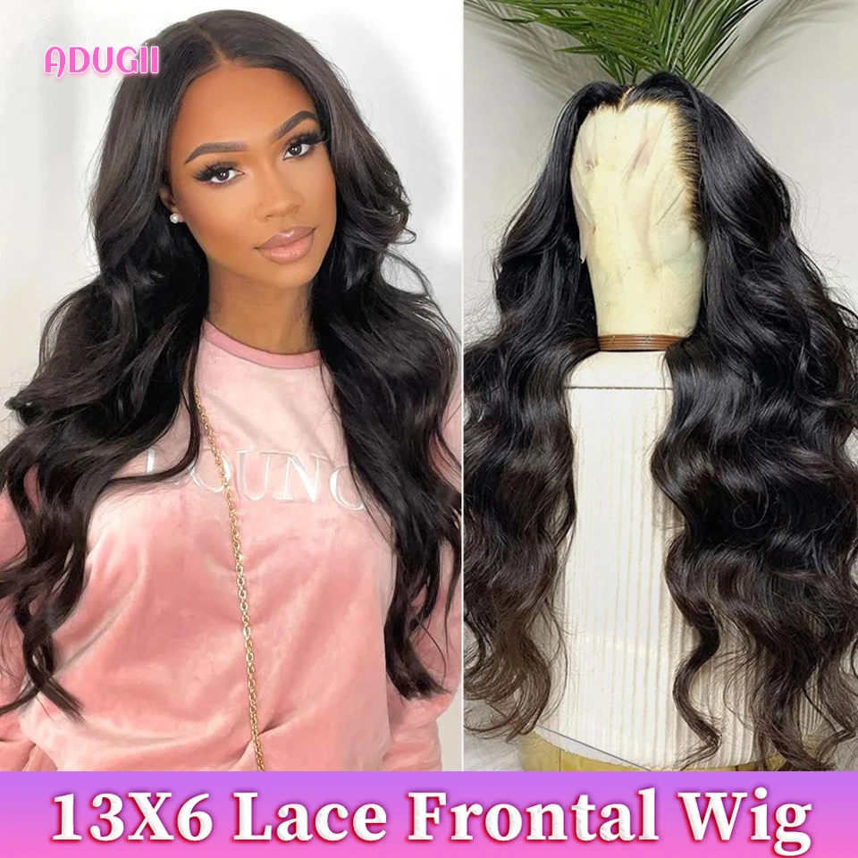 

Body Wave Lace Front Human Hair Wigs For Black Women Transparent 13X4 13X6 Lace Frontal Wig 30 Inch Remy Hair Lace Closure Wig