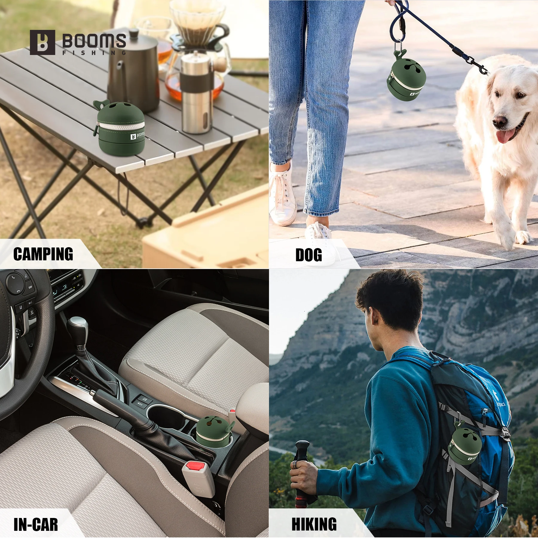 Booms Fishing ST2 силиконовый растягивающийся портативный мешок для хранения мусора