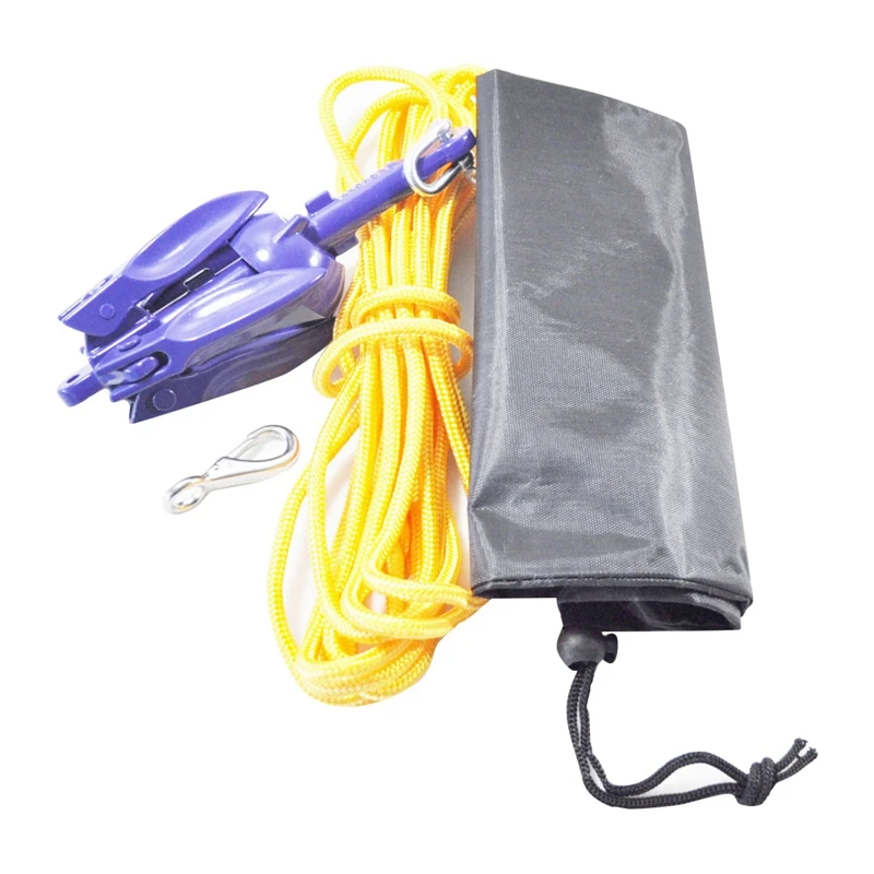 

Kayak Anchor Paddle Board Anchor Kit Portable Kayak Anchor Kit for Fishing Kayaks Canoe Jet Ski Paddle Board Small Boats