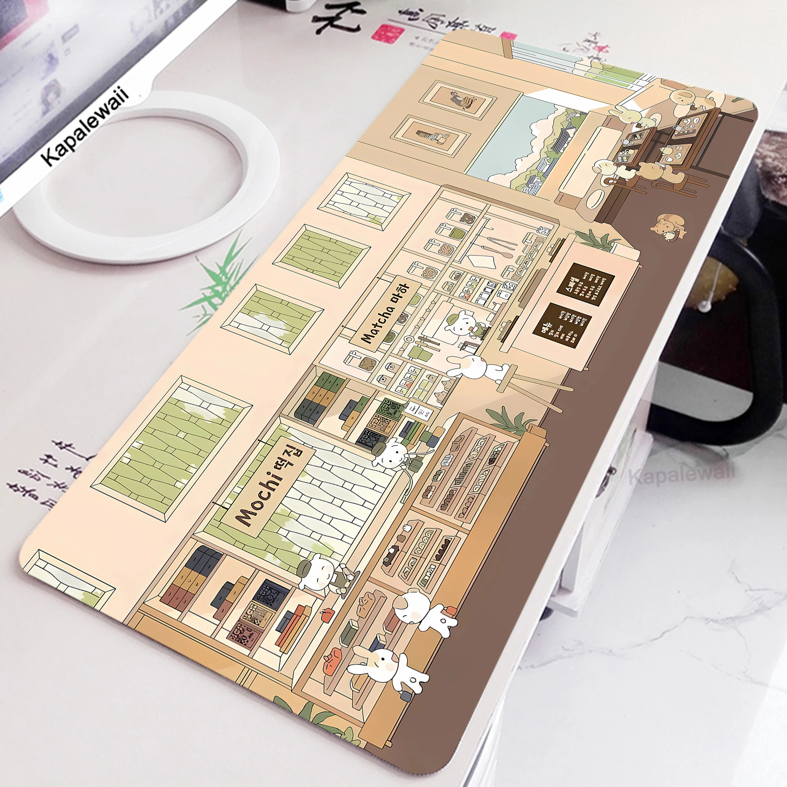 

Anime Cute Mouse Pad Large Kawaii Mousepad Gaming Mouse Mat Gamer Table Pads Desk Pad Big Mats 90x40cm Pad Mouse And Keyboard
