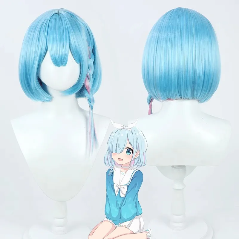 Arona Plana Косплей Игра Синий Архив Реквизит Головные Уборы Halo Парик Аниме Милая