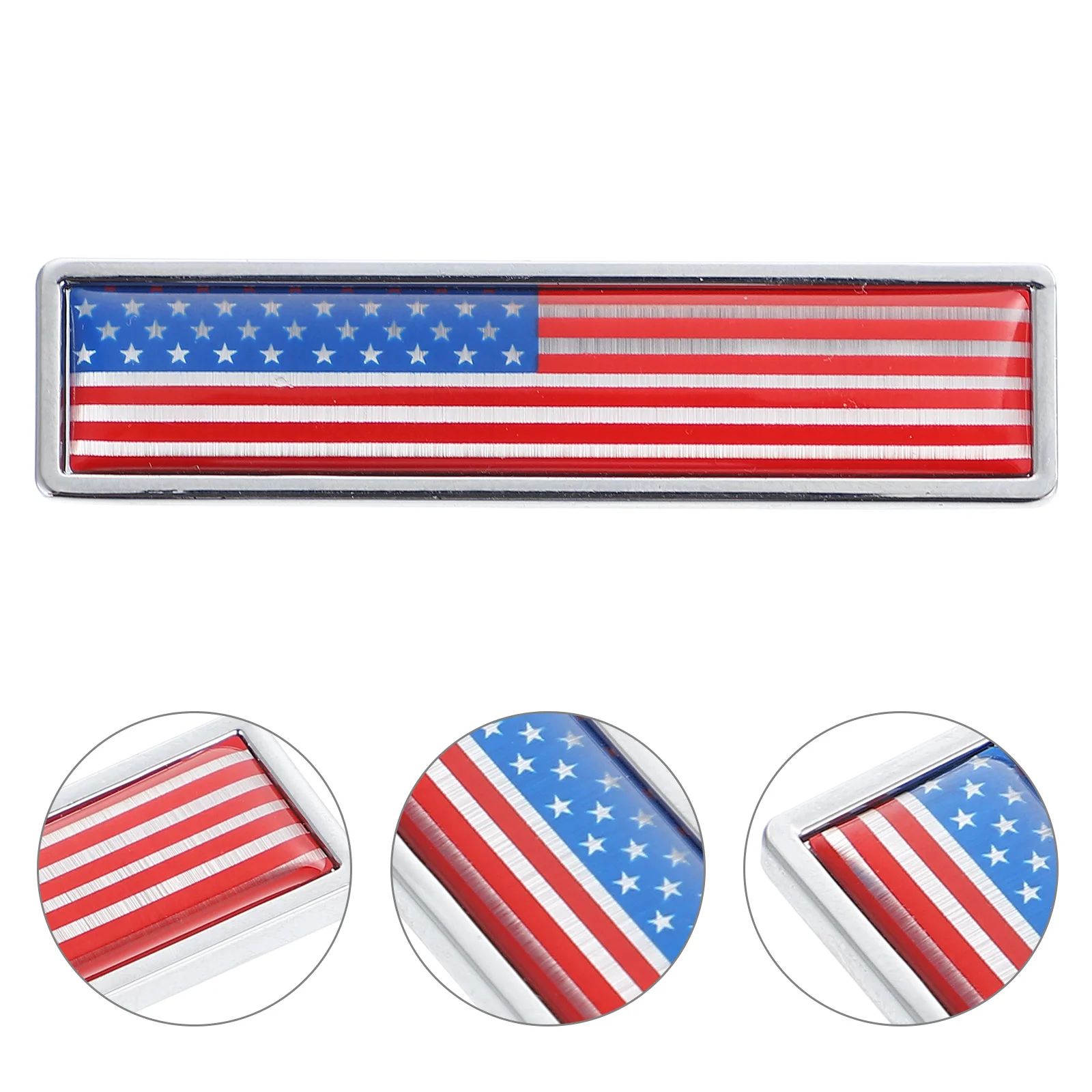 

1pc Car Zinc Alloy Decals Nation Flag Designed Sticker Office Door Sticker