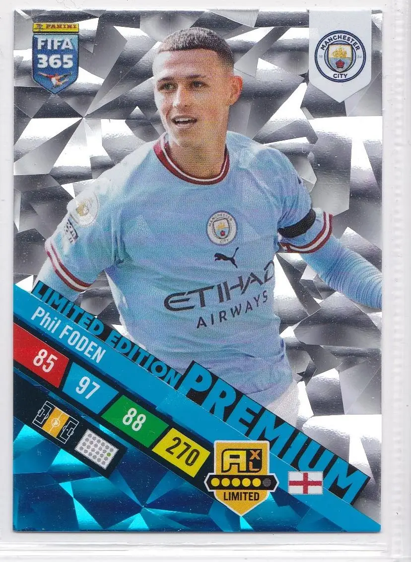 

Panini Genuine 2023 The Latest FIFA365 Star Card LE Limit Card Manchester City F C Phil Foden Collectibles Gifts