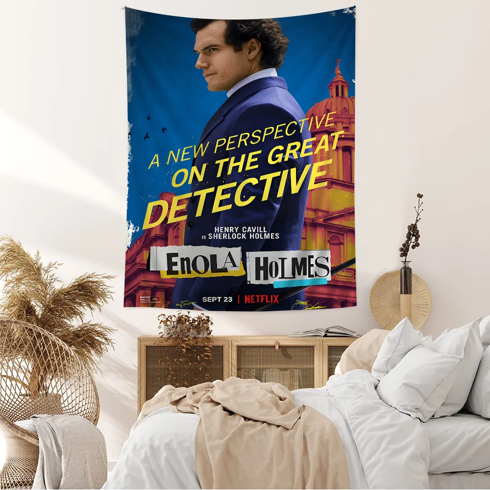 H-Henry-C-Cavill большой настенный гобелен с принтом Индийский Будда Настенное