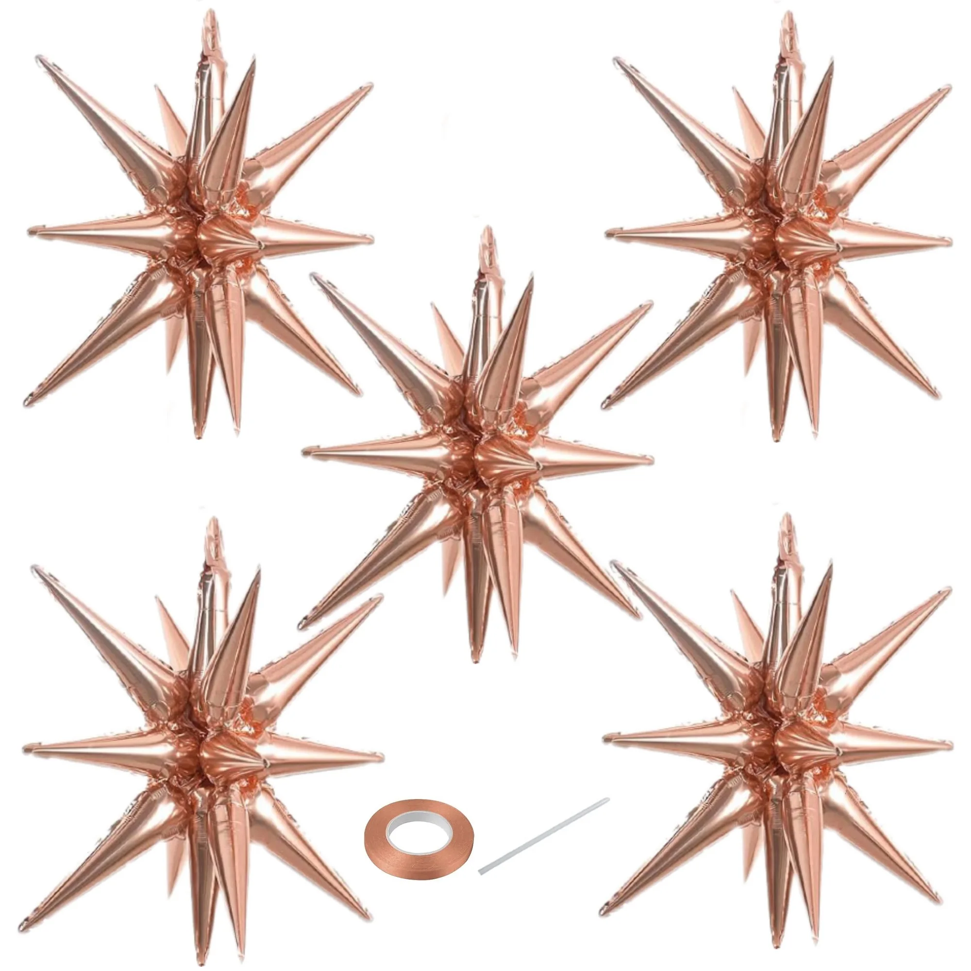 5 шт. декоративные шары из розового золота 22 дюйма