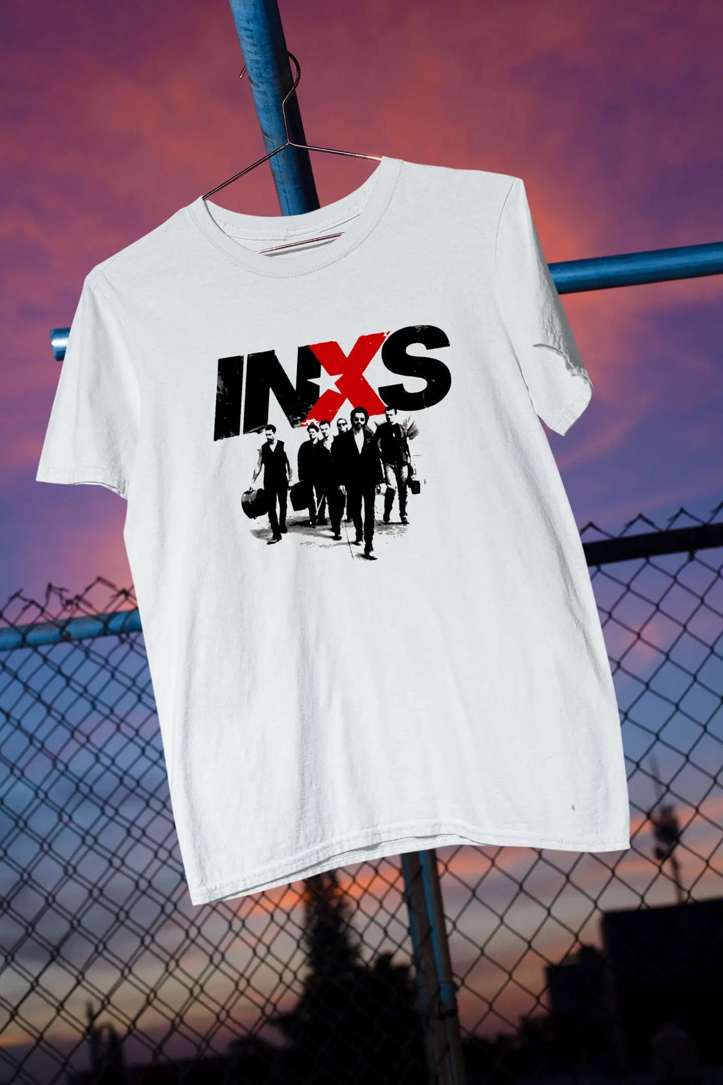 Футболка INXS in extra Michael Hutchence Мужская Белый Топ одежда для годовщины размер S 5XL