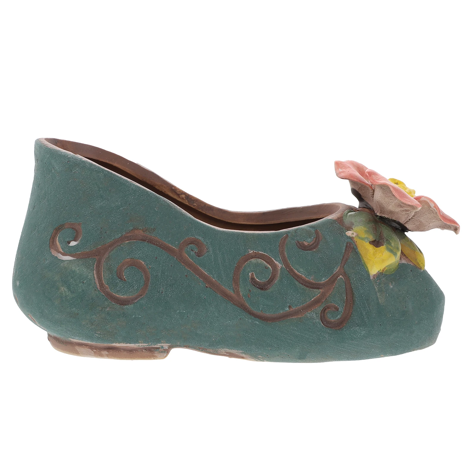 Горшок для растений искусственные сапоги керамические садовые травы бонсай