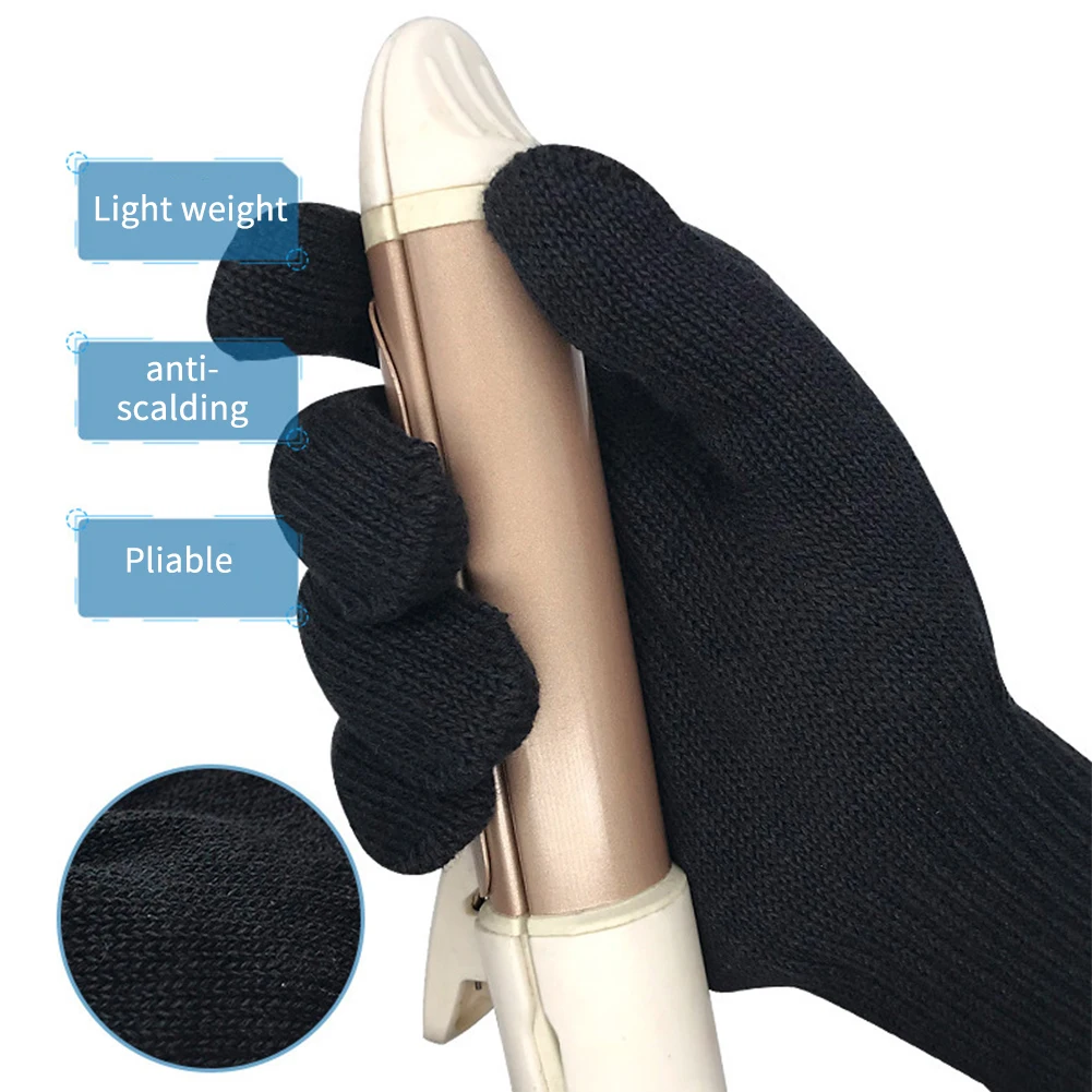 

2 шт., термостойкие перчатки для укладки волос