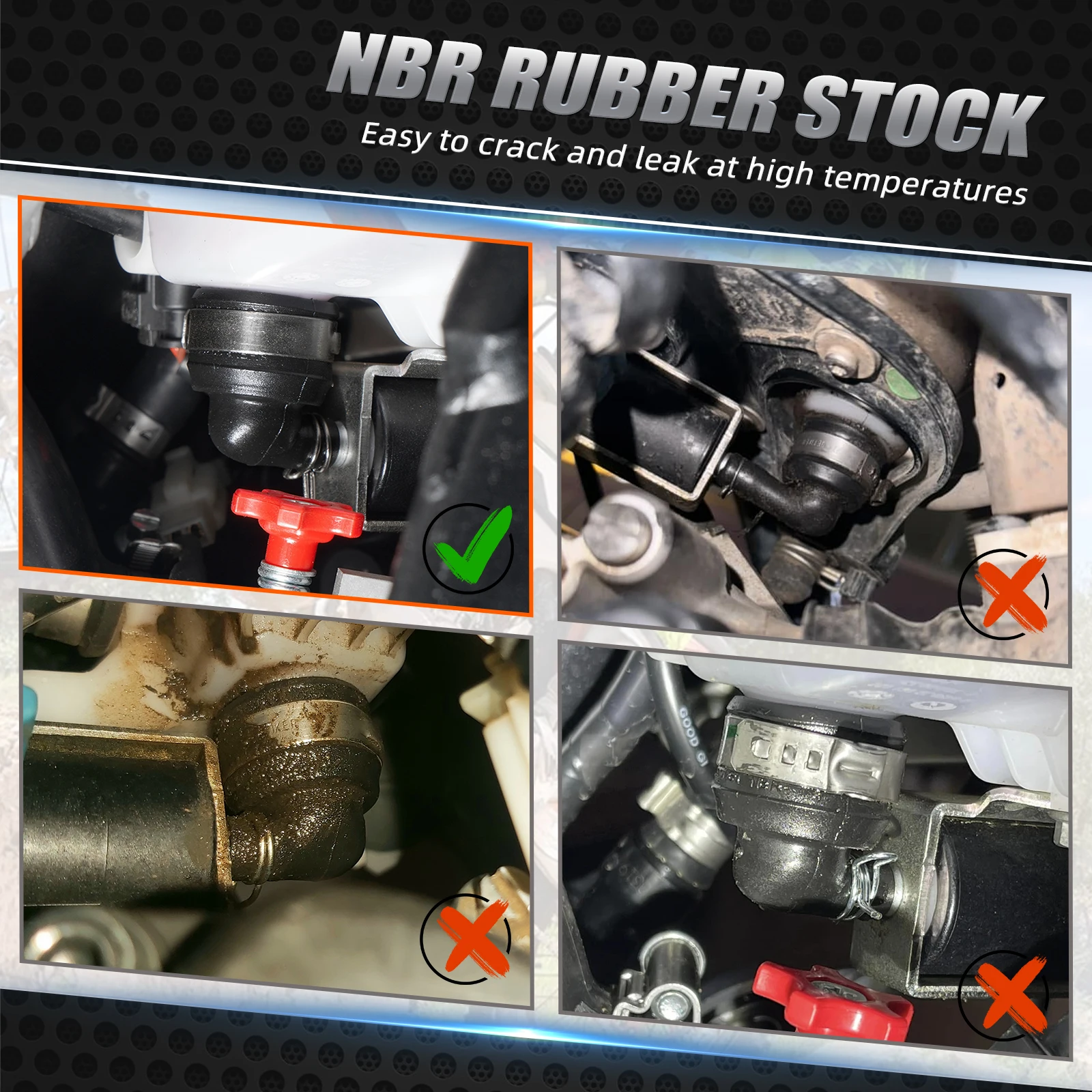 Кусок угловой для мотоцикла KTM EXC 300 2024 NiceCNC масляный бак флюорорубец EXC250 XCW 250 XC SX