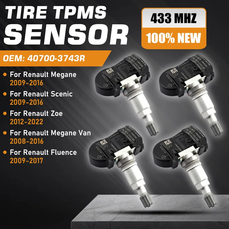 

Датчик контроля давления в шинах TPMS для Renault Megane 3 Renault Scenic 3 Renault Fluence 2009-2016, детали Renault Zoe 2012-2022